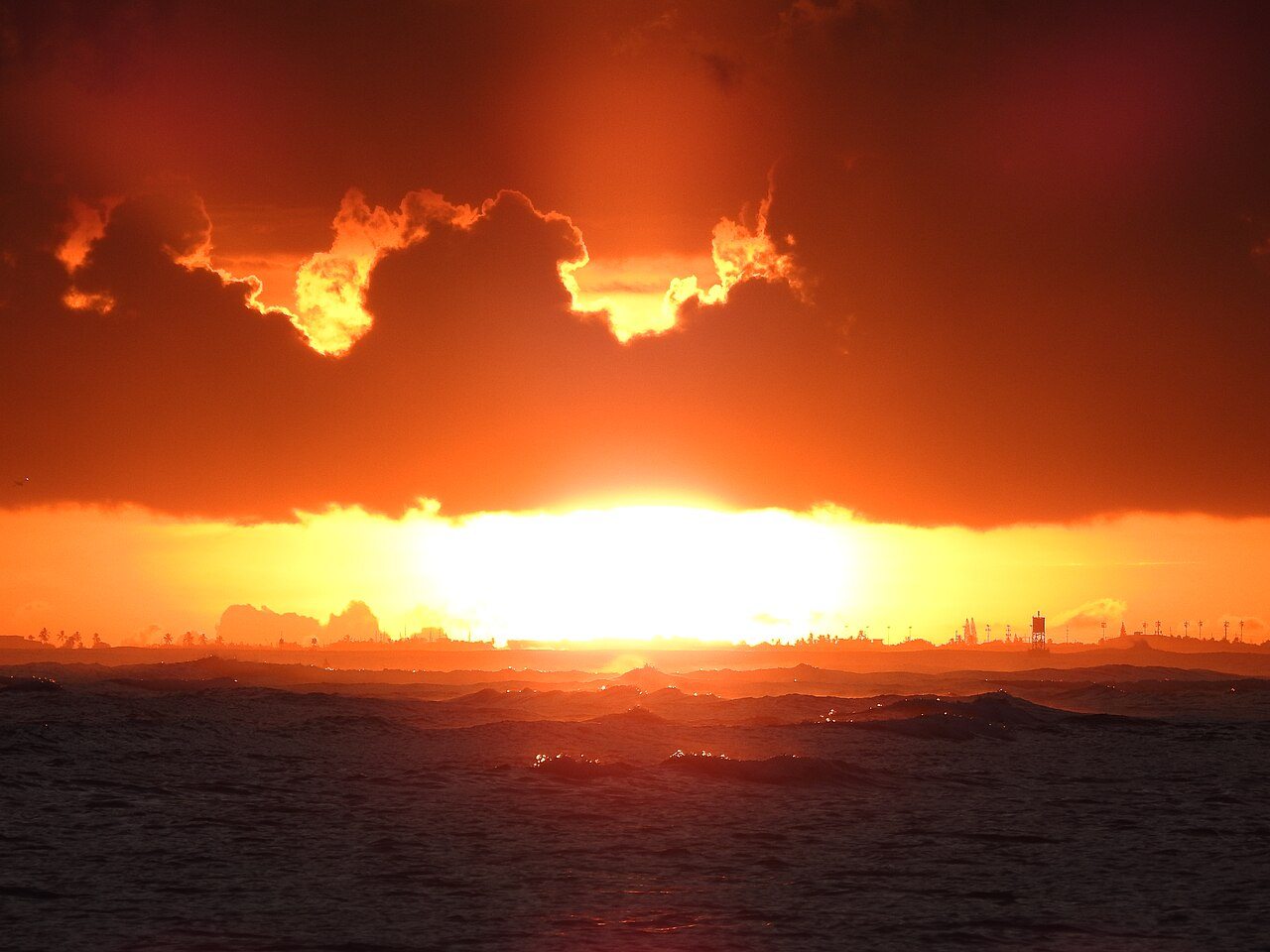 Sunset over Kapolei